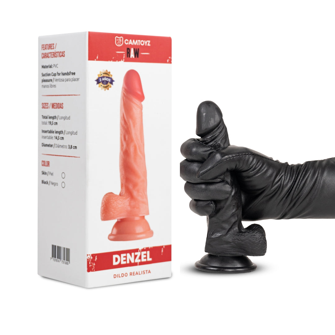 Raw Dildo Realista Denzel Black