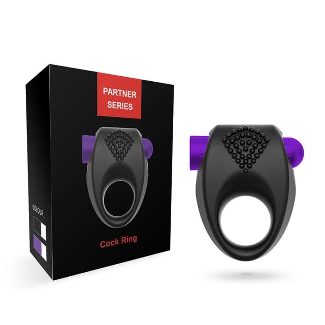 Anillo Vibrador Devil Negro: Placer Dual y Control Extendido